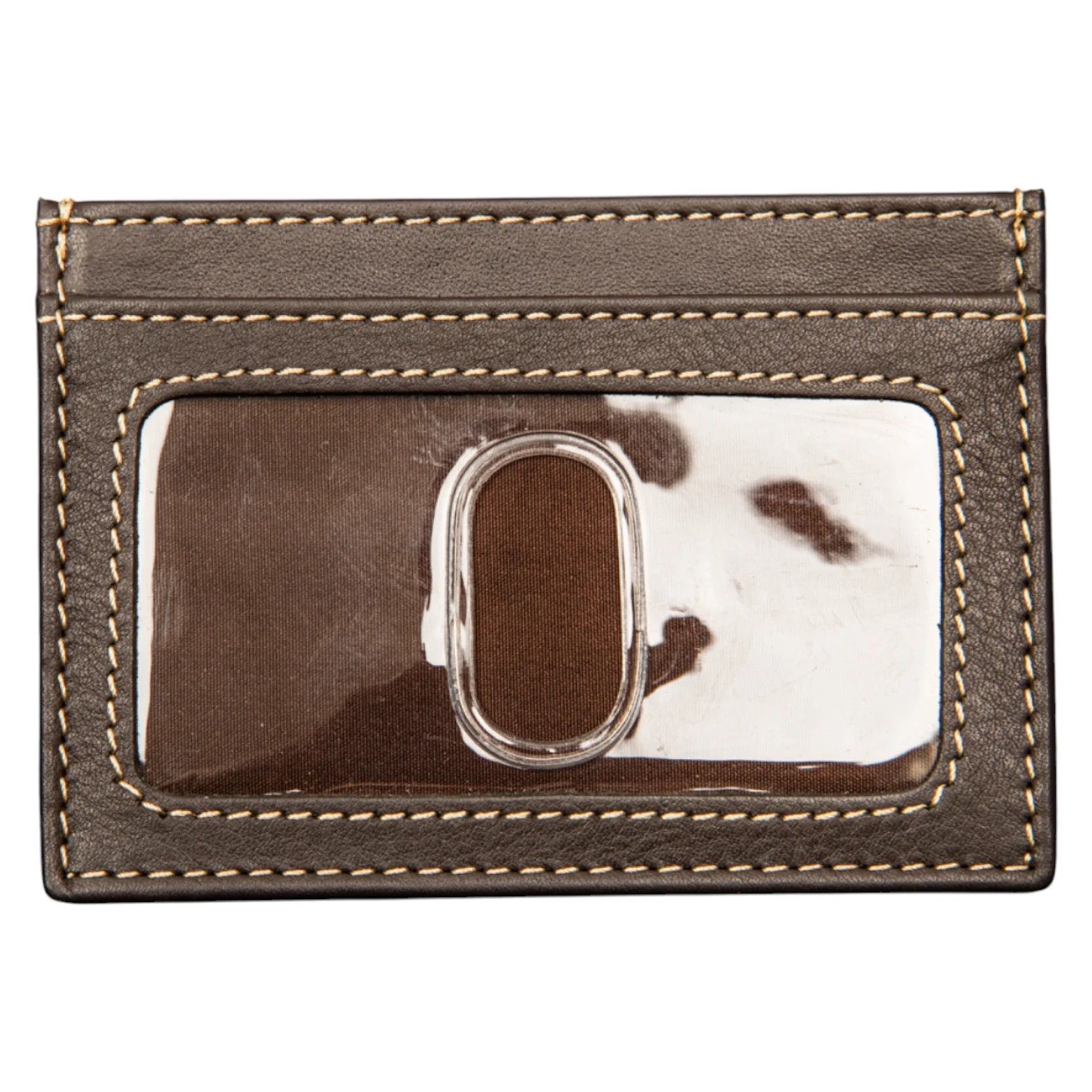 Texas Longhorns Steerhead Leather Card Holder - Image 2