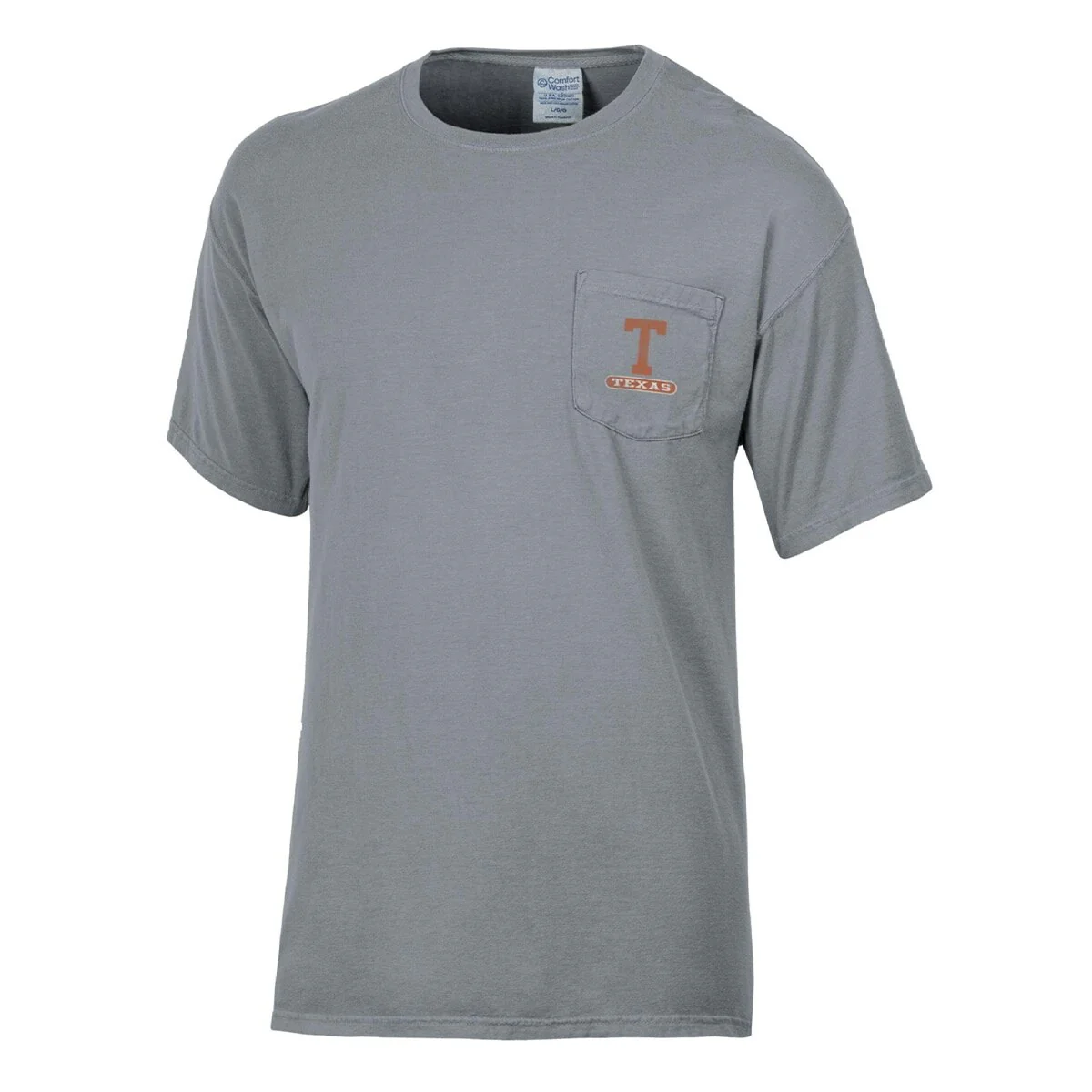 Texas Longhorns UT Plaque Pocket ComfortWash Tee - Image 2
