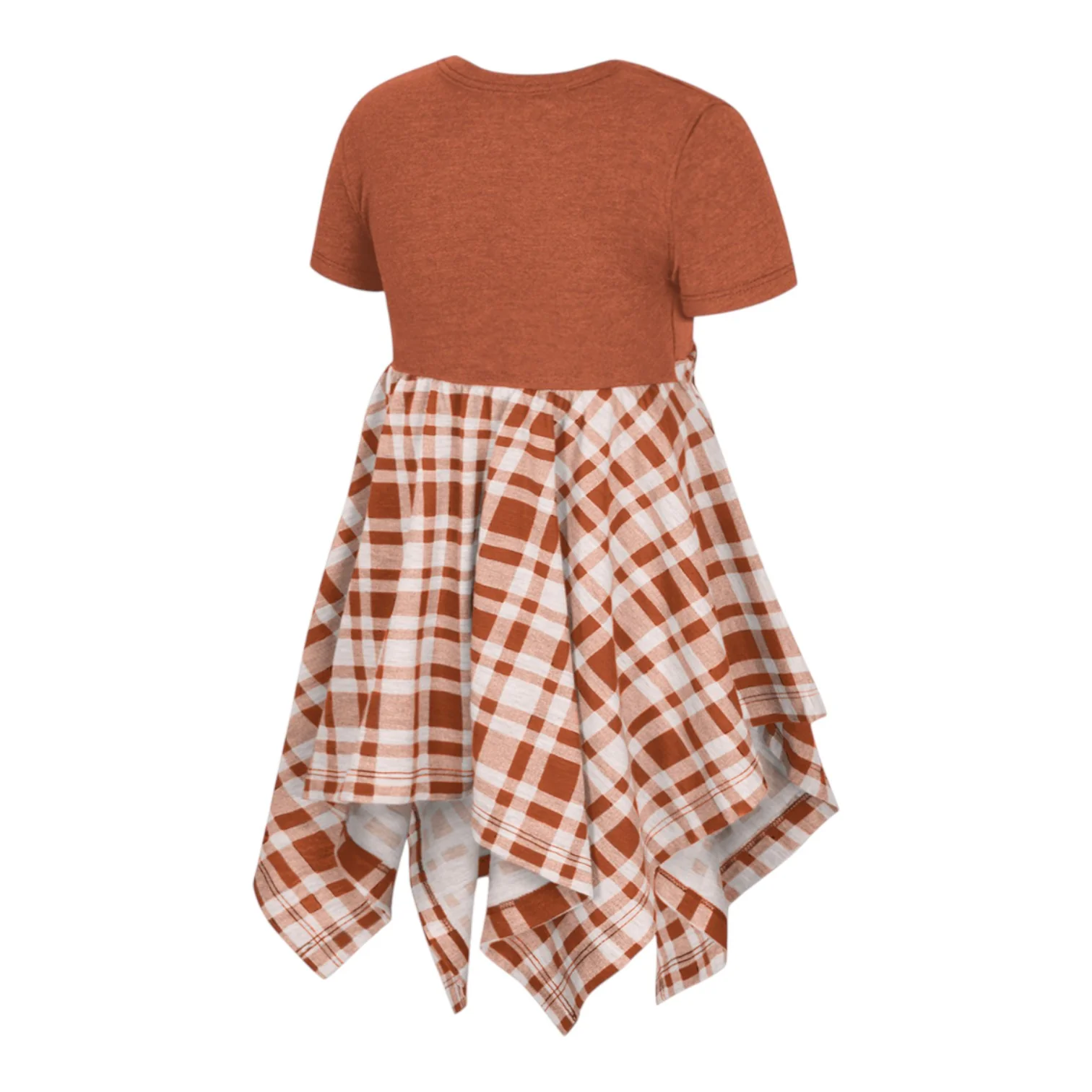Toddler Texas Longhorns Plaid Dress - Image 3