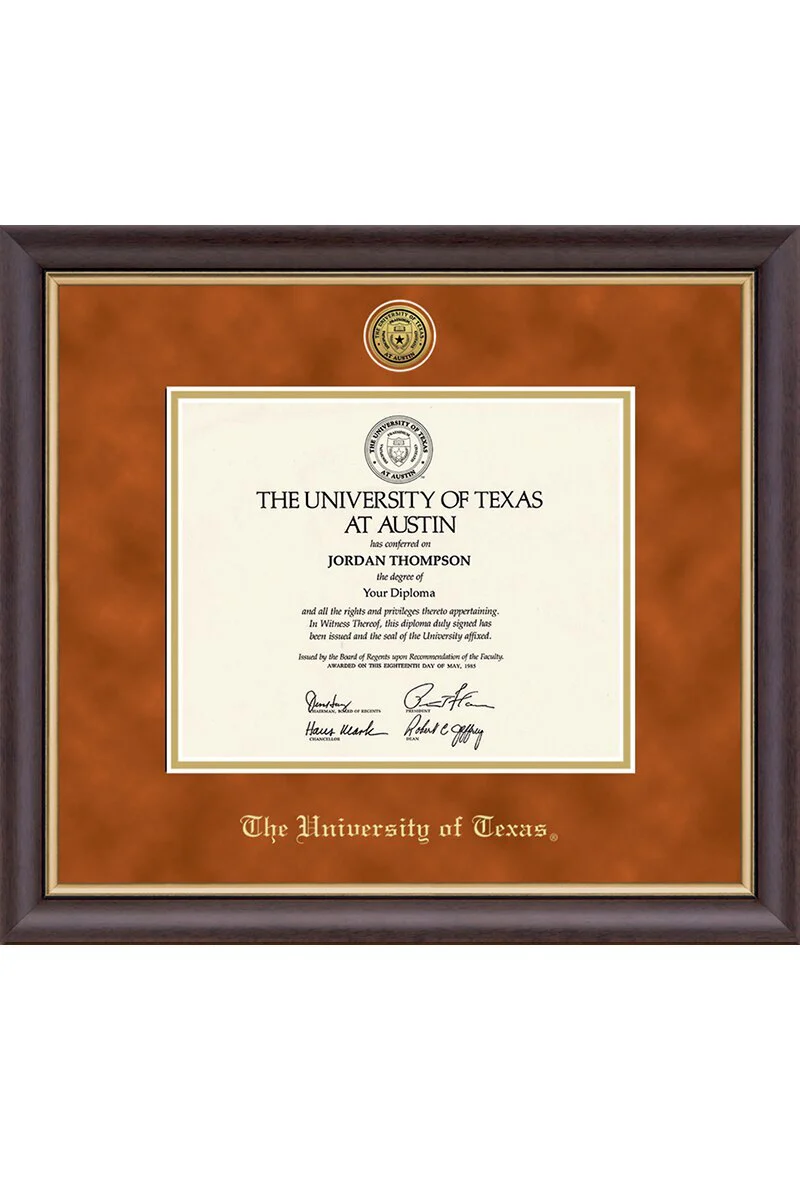 University of Texas College Name Diploma Frame - Image 4