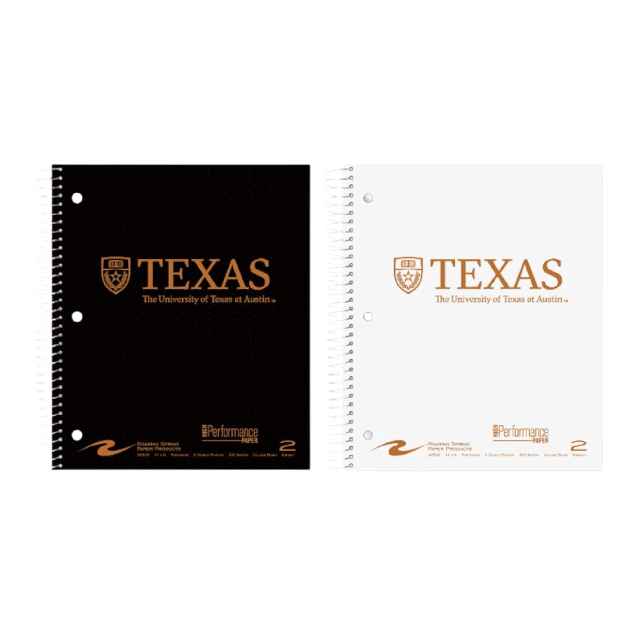 University of Texas Shield 2 Subject Spiral Notebook - Image 4