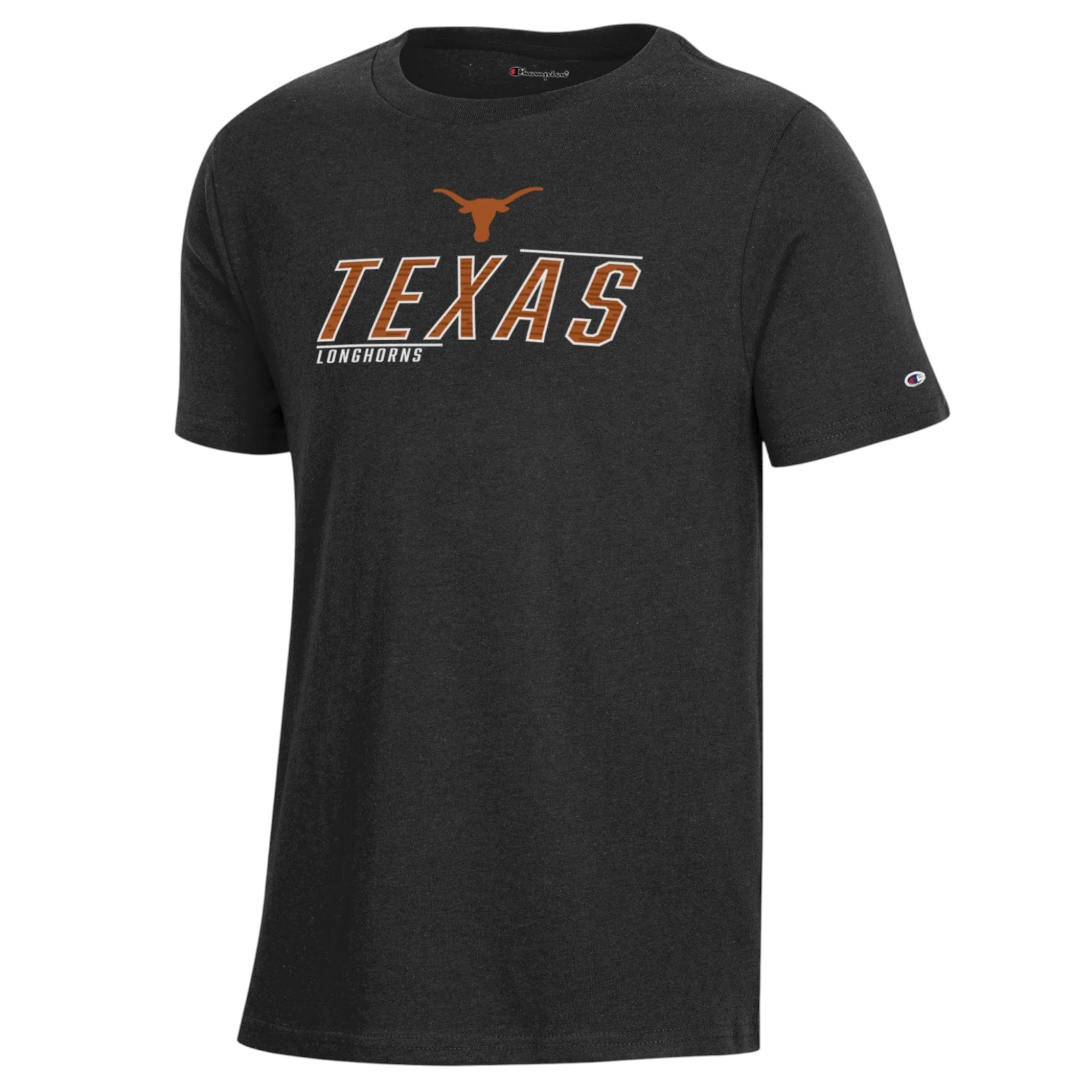 Youth Champion Texas Longhorns High Density Stadium Short Sleeve Tee