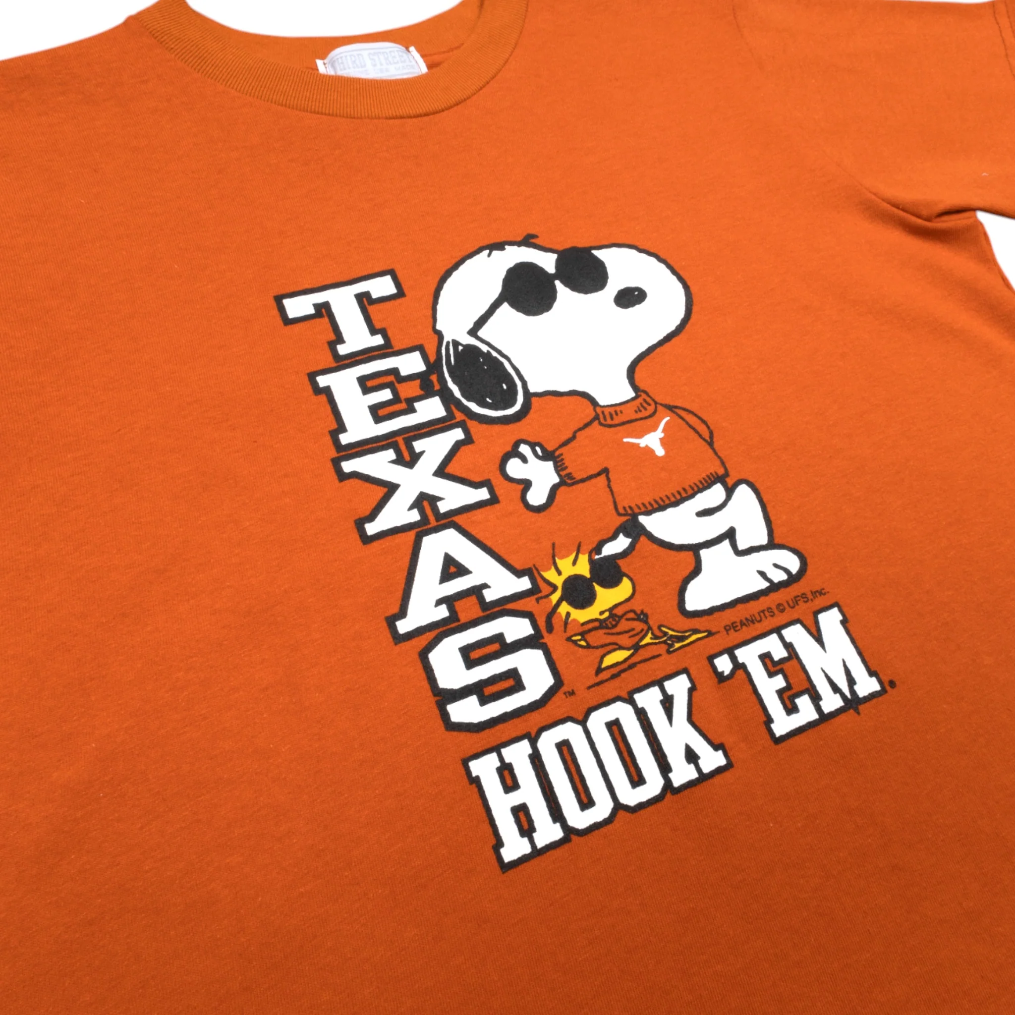 Youth Texas Longhorns Snoopy Leaning Tee - Image 2