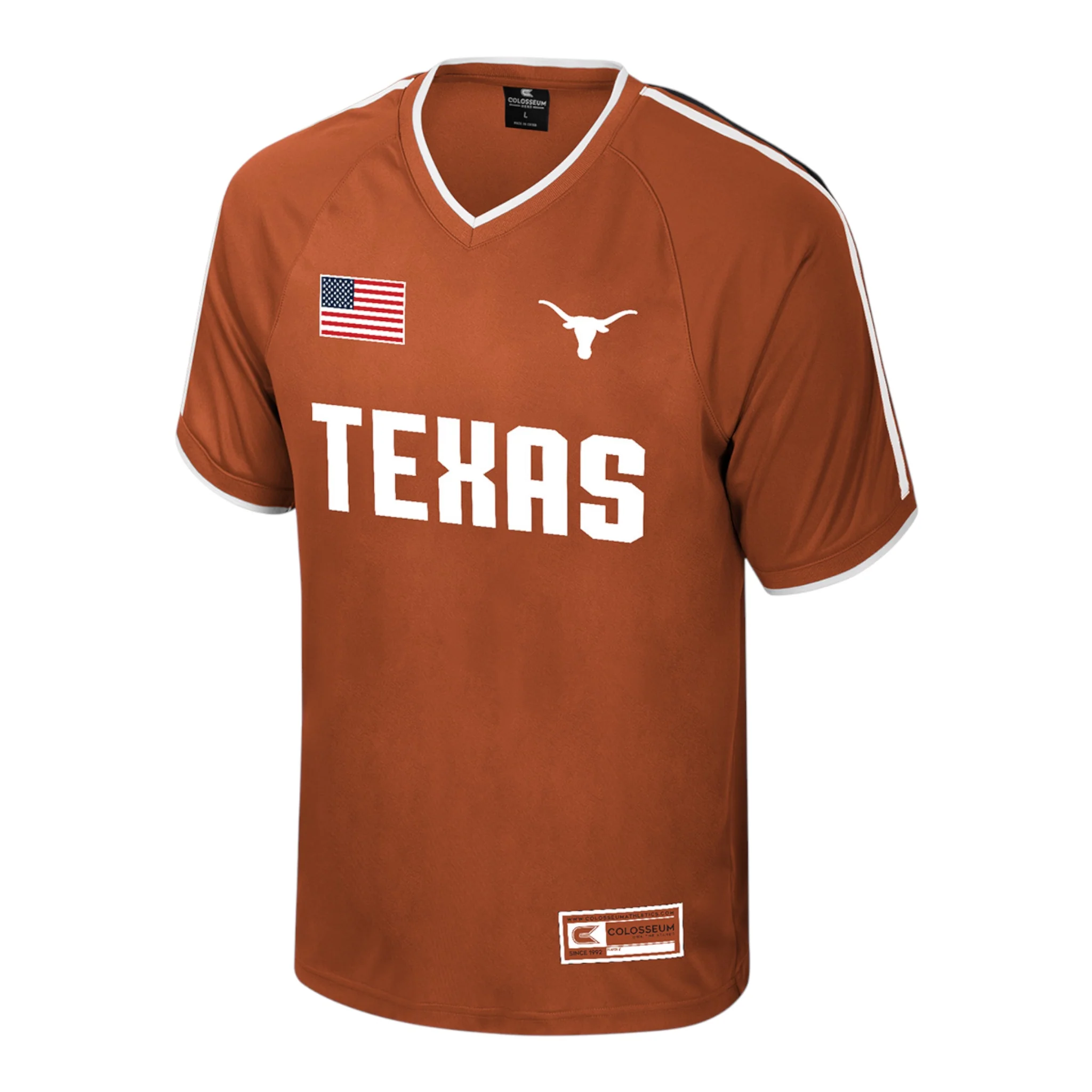 Youth Texas Longhorns Soccer Fashion Top