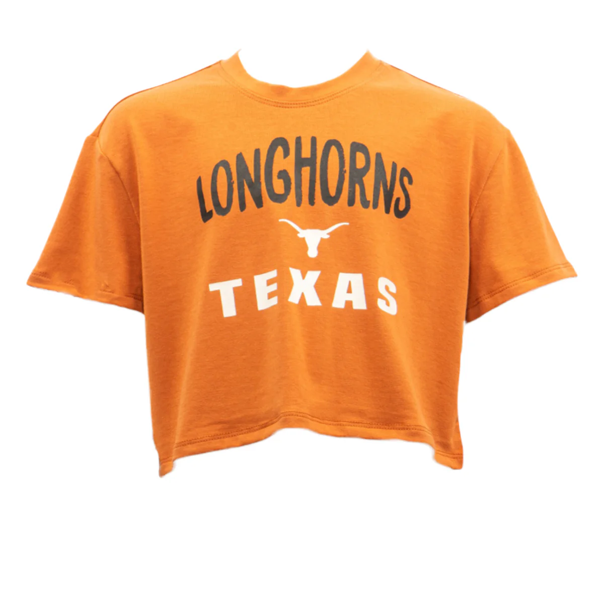 Youth ZooZatZ Texas Longhorns Boxy Crop Tee