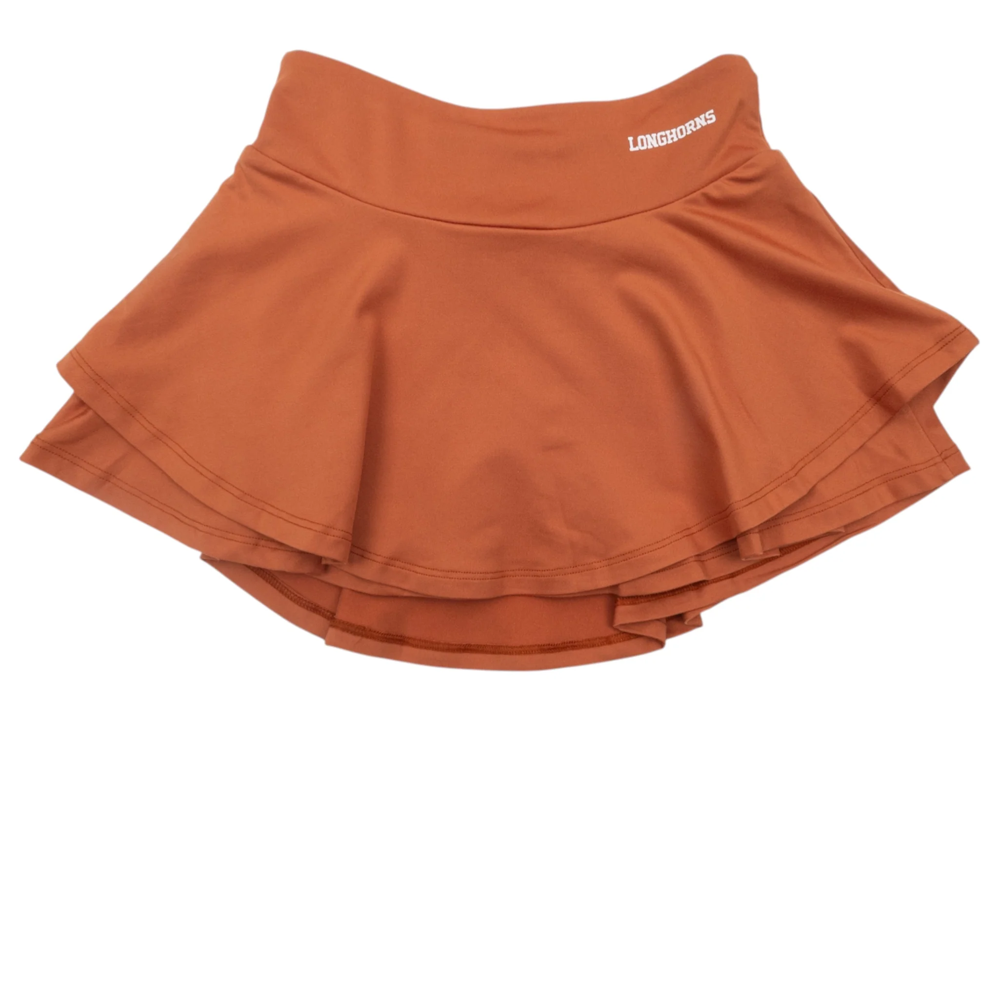 Youth ZooZatZ Texas Longhorns Tiered Ruffle Skort
