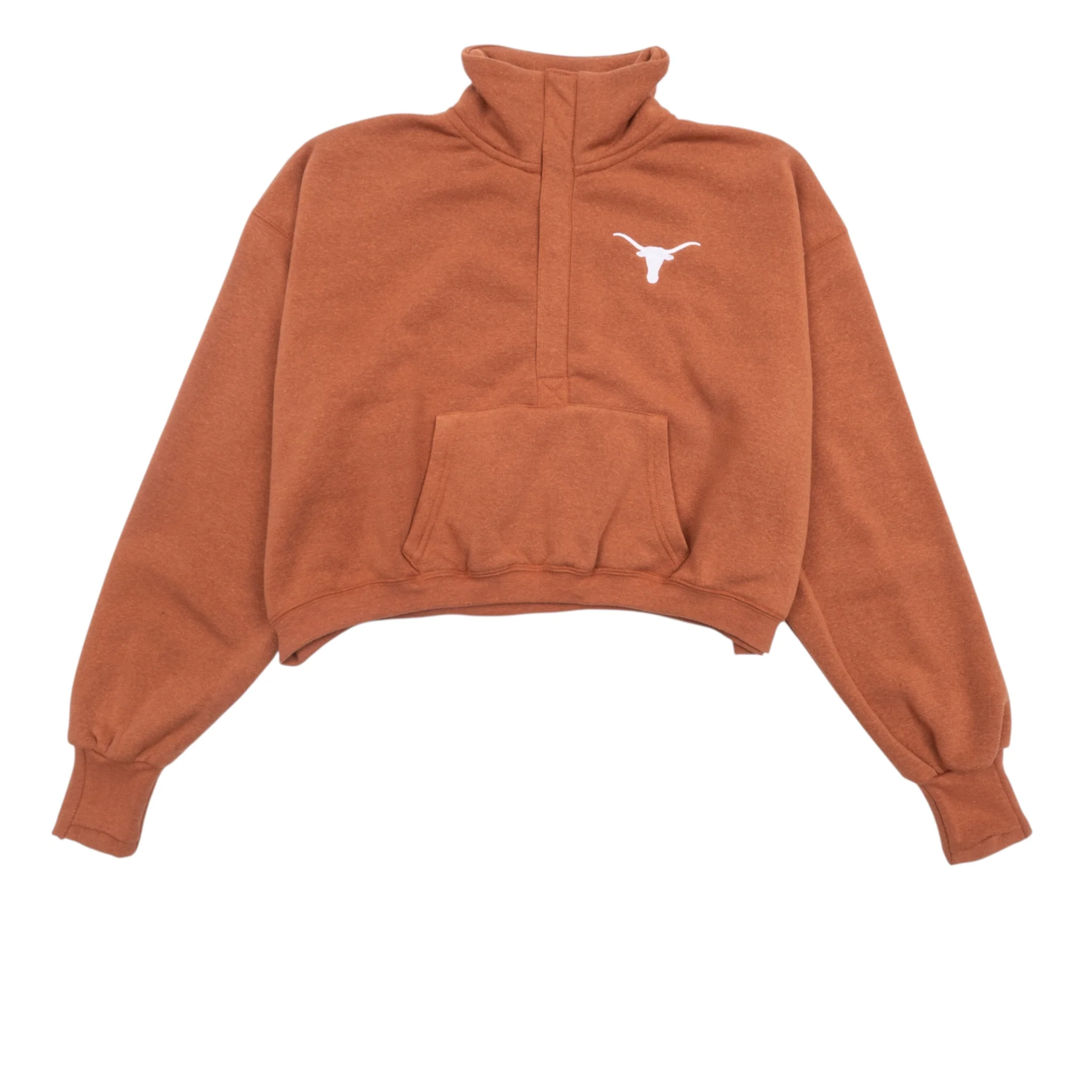 ZooZatZ Texas Longhorns Half Snap Fleece