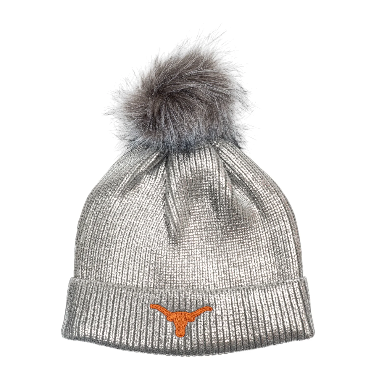 ZooZatz Texas Longhorns Shine Pom Beanie